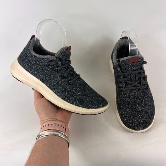 Allbirds Mizzle women's size 7 grey wool athletic minimalist low top sneakers - Picture 1 of 12